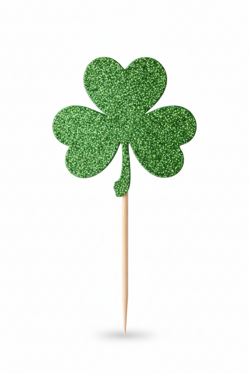 Shamrock Cupcake Toppers